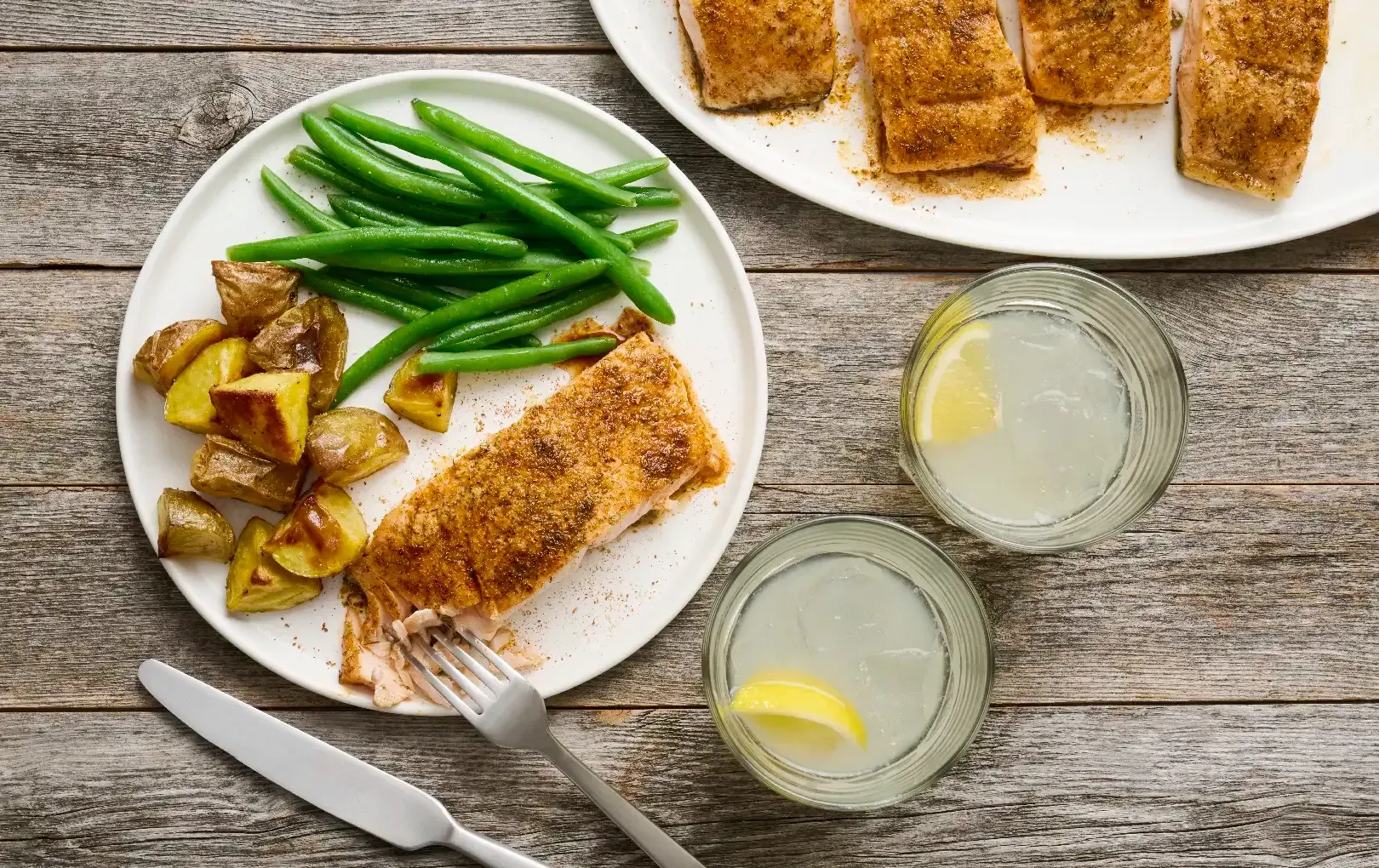 Old Bay Baked Salmon