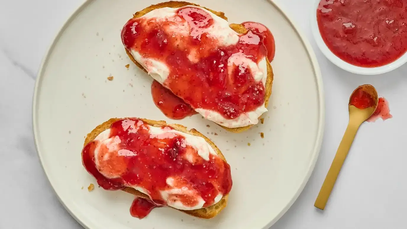 Whipped Ricotta & Jam Toast