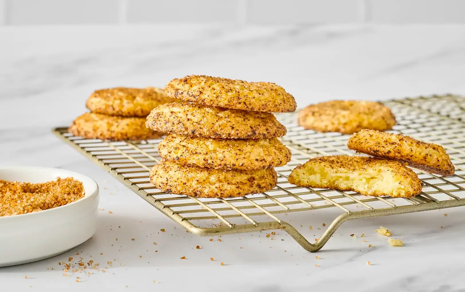 Spiced Orange Snickerdoodles