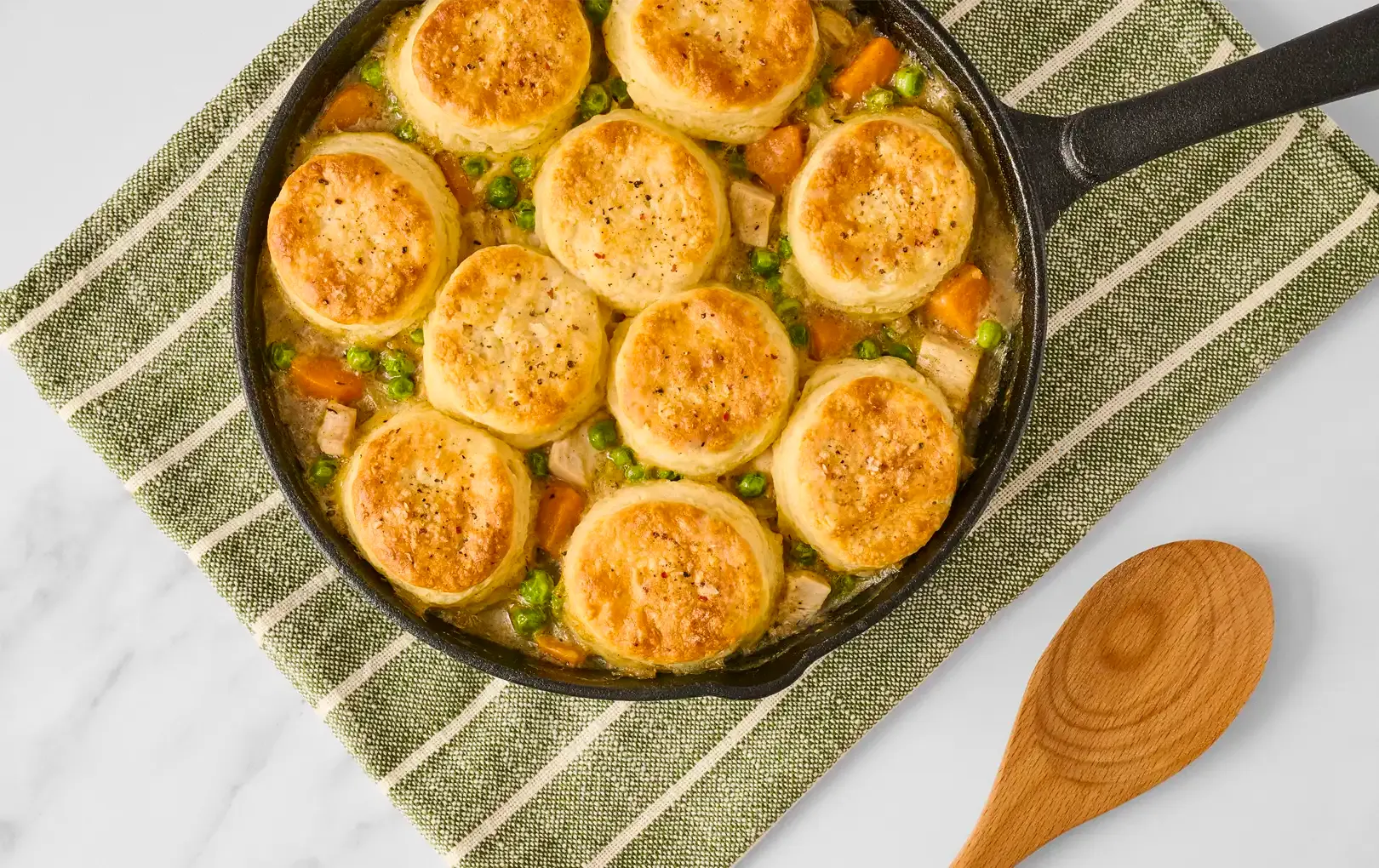 skillet chicken pot pie
