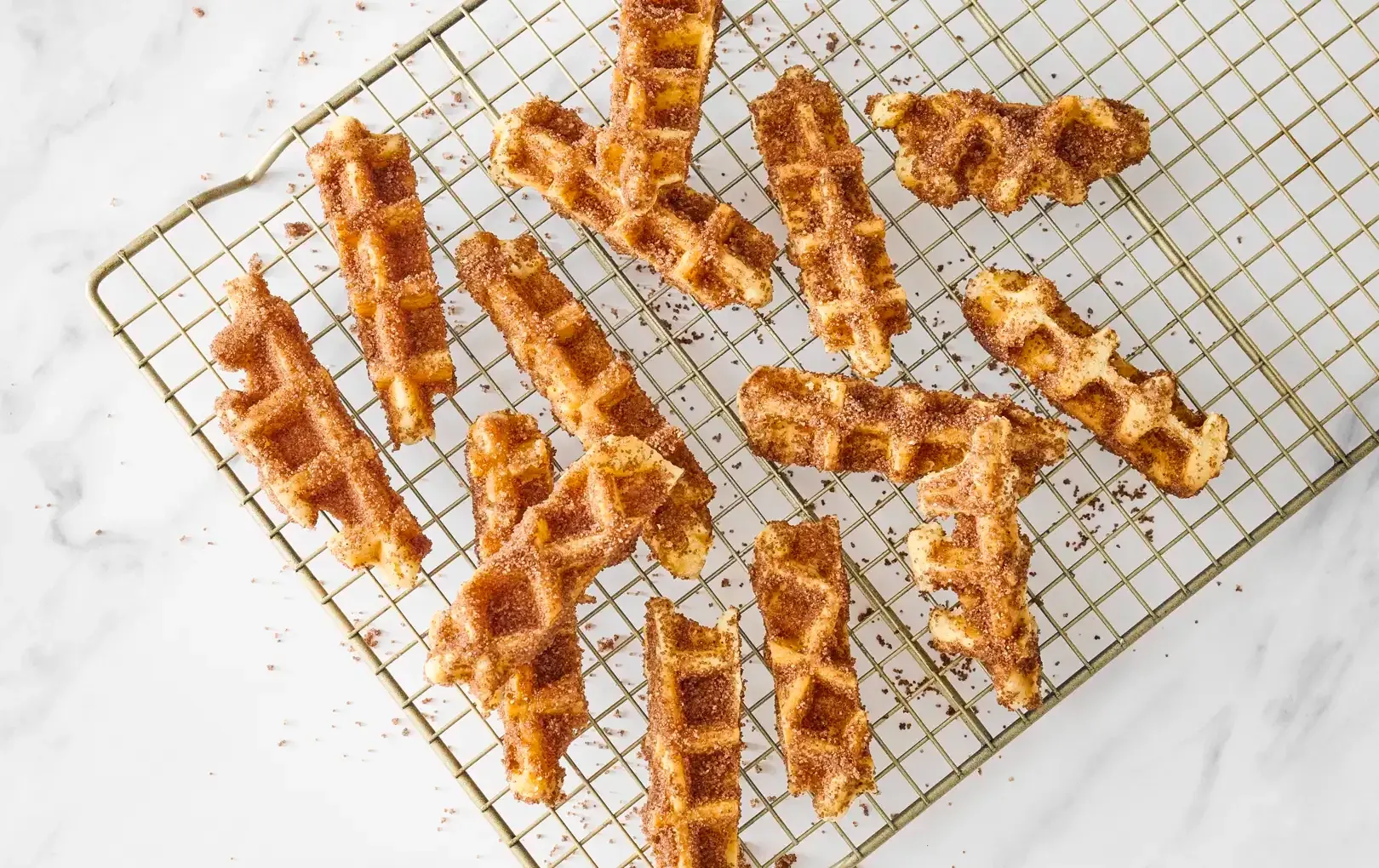 Chocolate Hazelnut Waffle Sticks