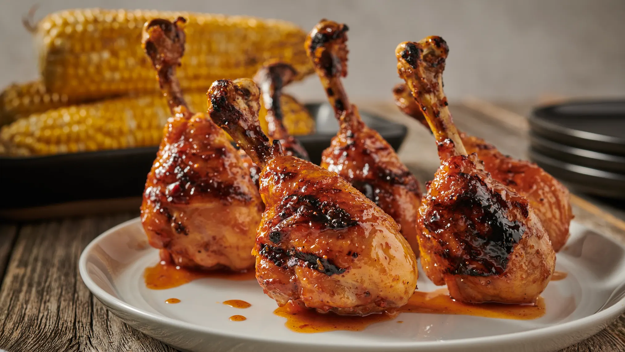 Sweet Citrus Glazed Montreal Chicken Lollipops