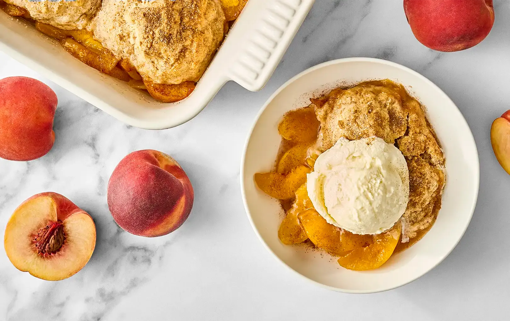Easy Peach Cobbler