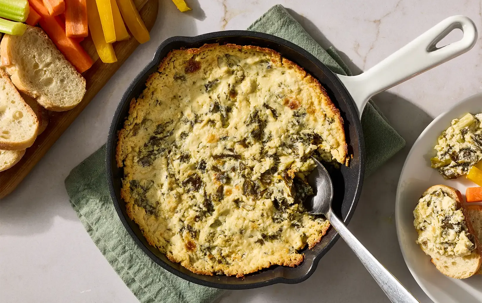 Creamy Jalapeno Spinach Dip