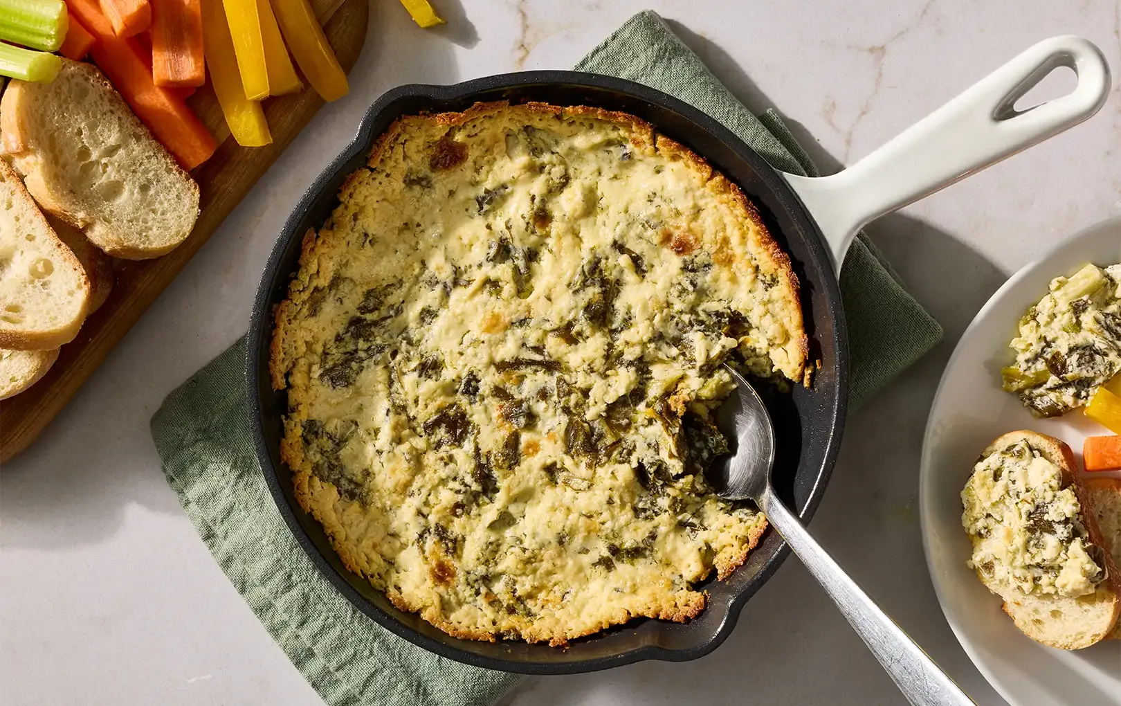 Creamy Jalapeno Spinach Dip