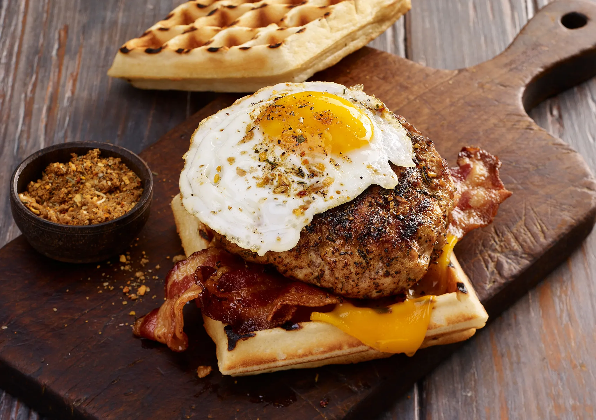 Smoky Maple & Sage Breakfast Burger