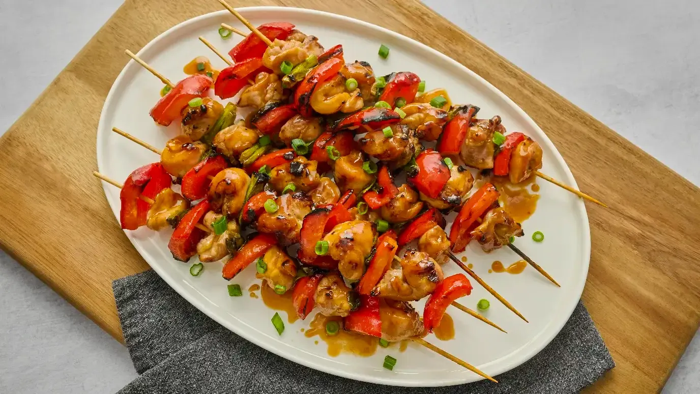 Korean BBQ Chicken Kabobs