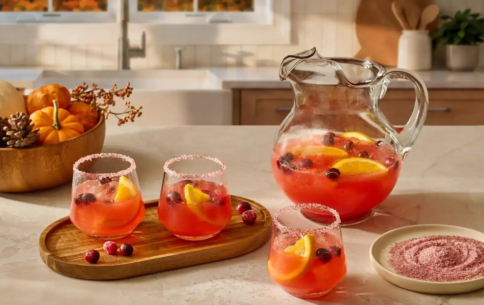 Cranberry Orange Margaritas
