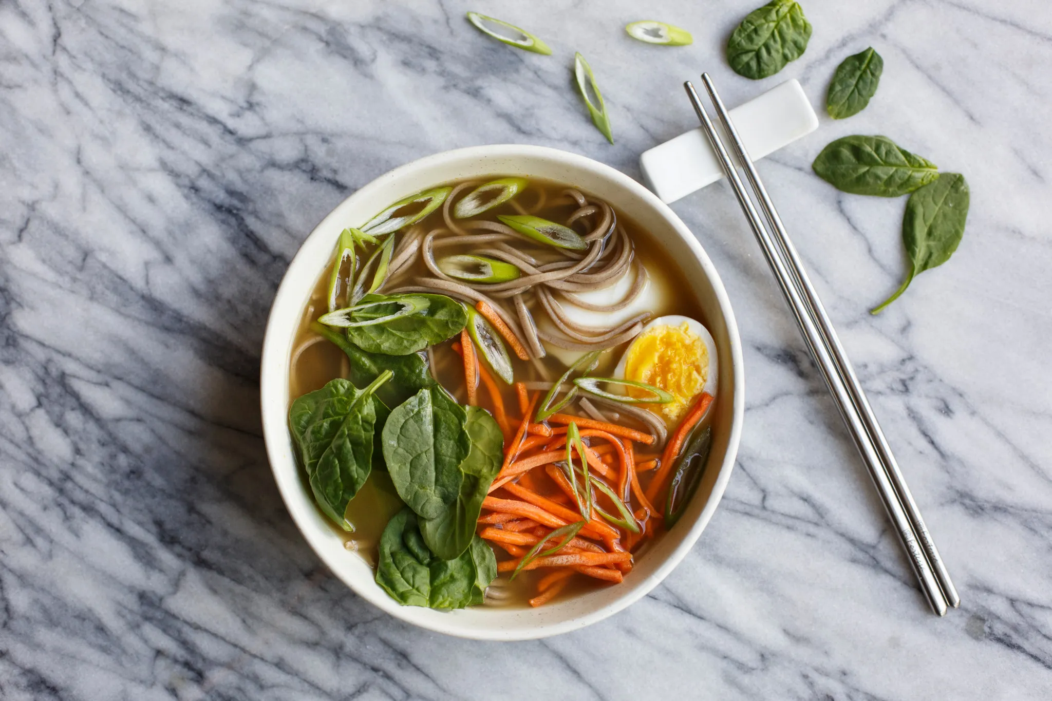 Hot Soba Noodle Soup