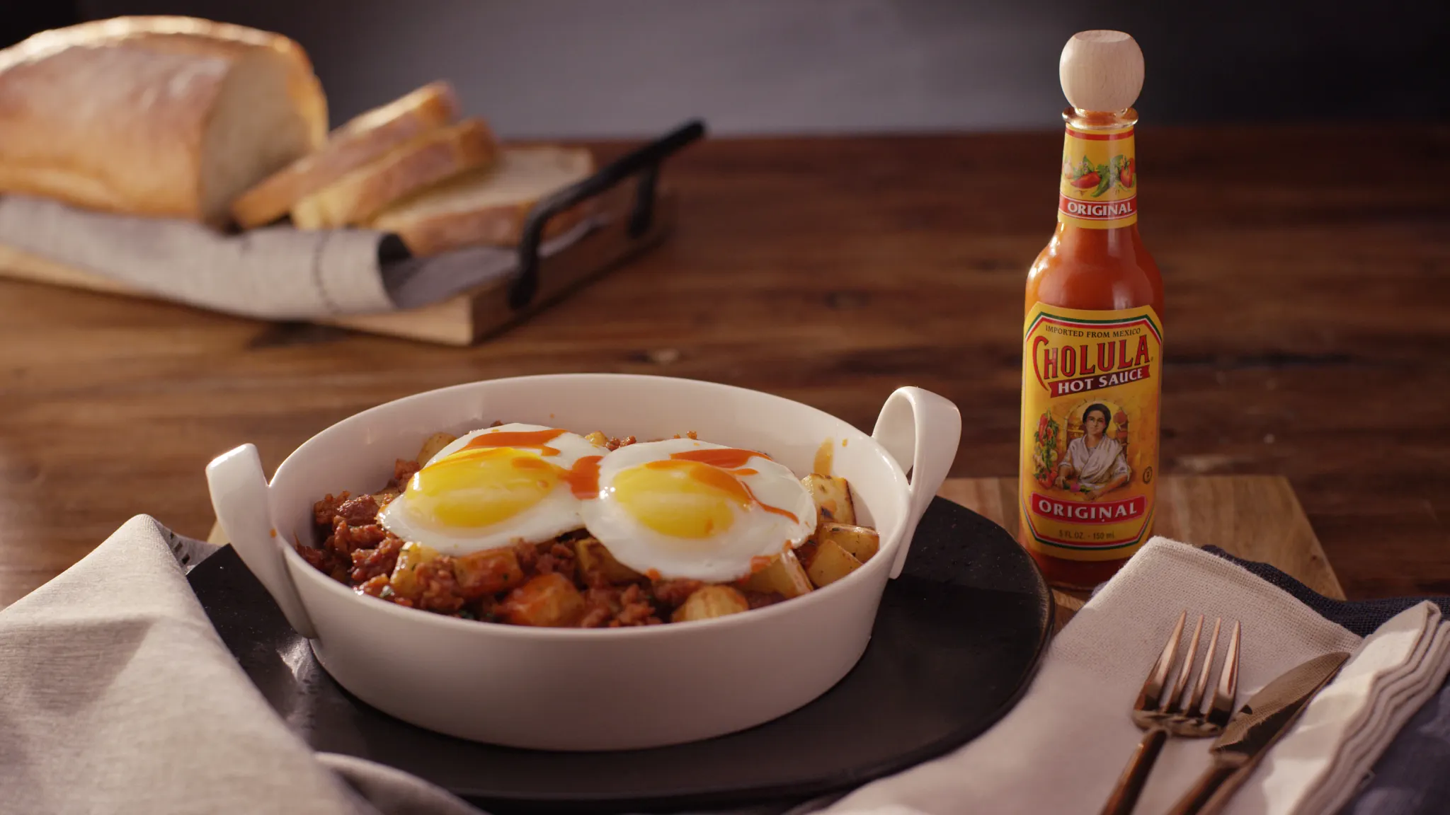 Eggs and Chorizo