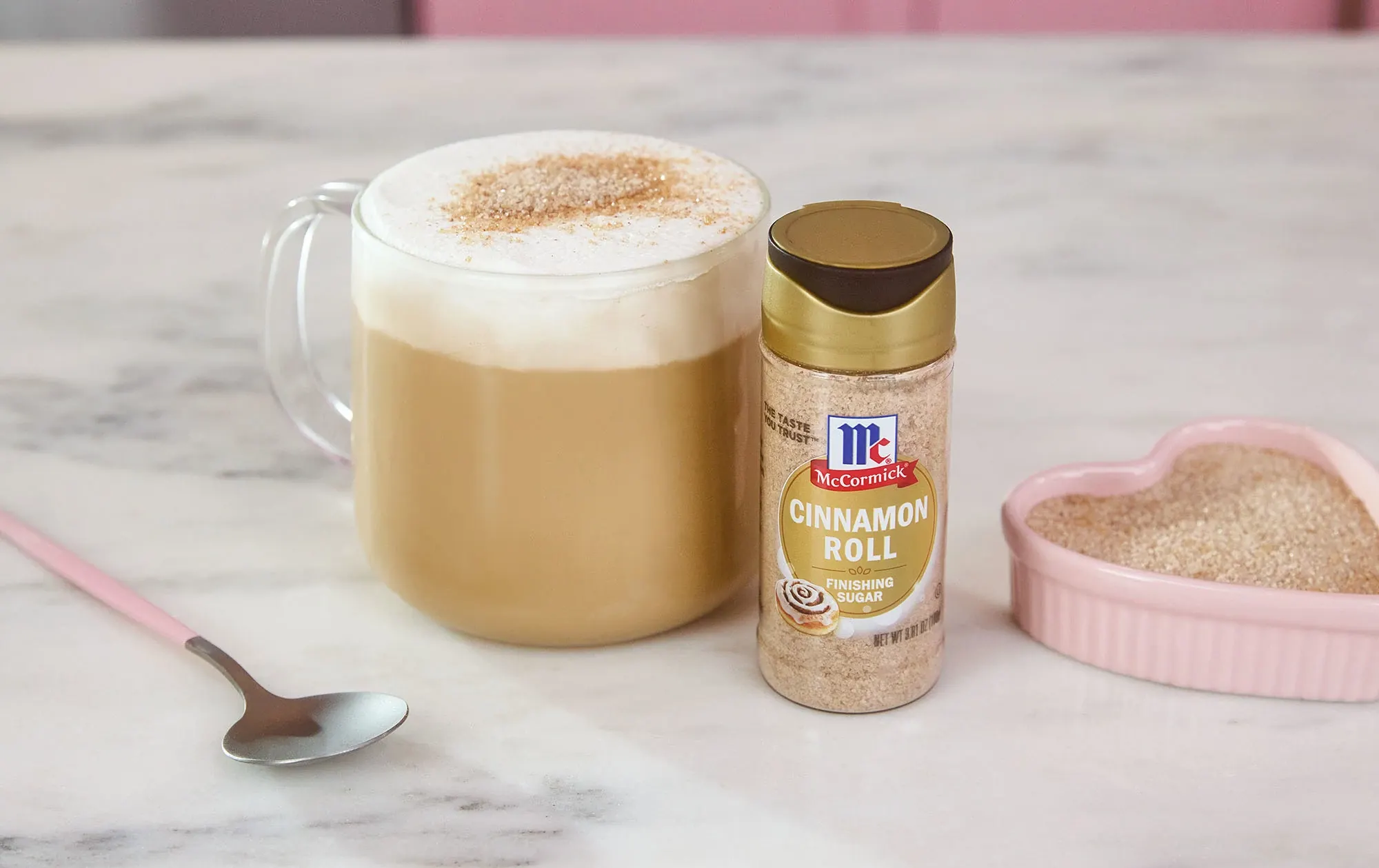Cinnamon Roll Coconut Chai Latte