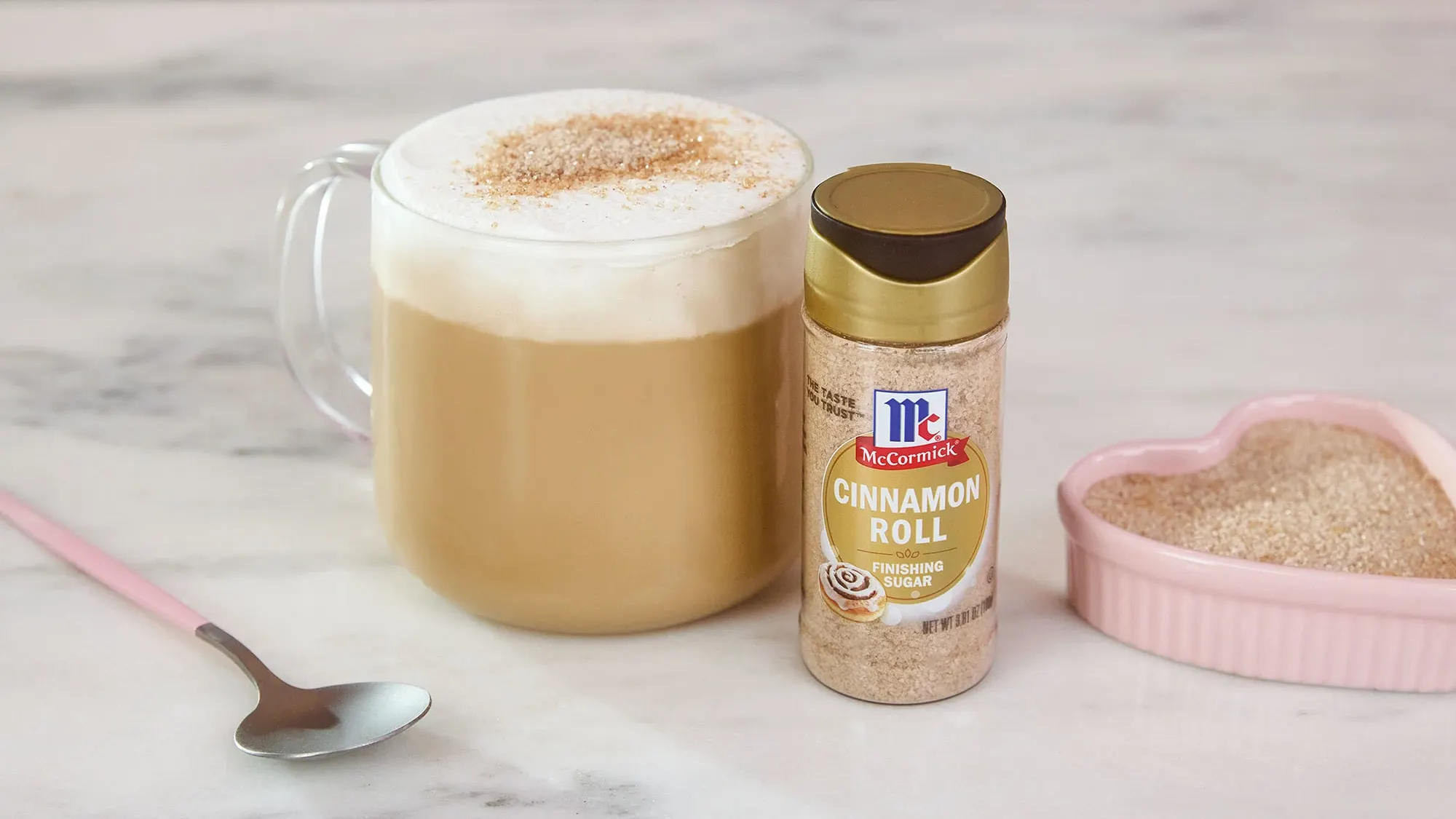 Cinnamon Roll Coconut Chai Latte