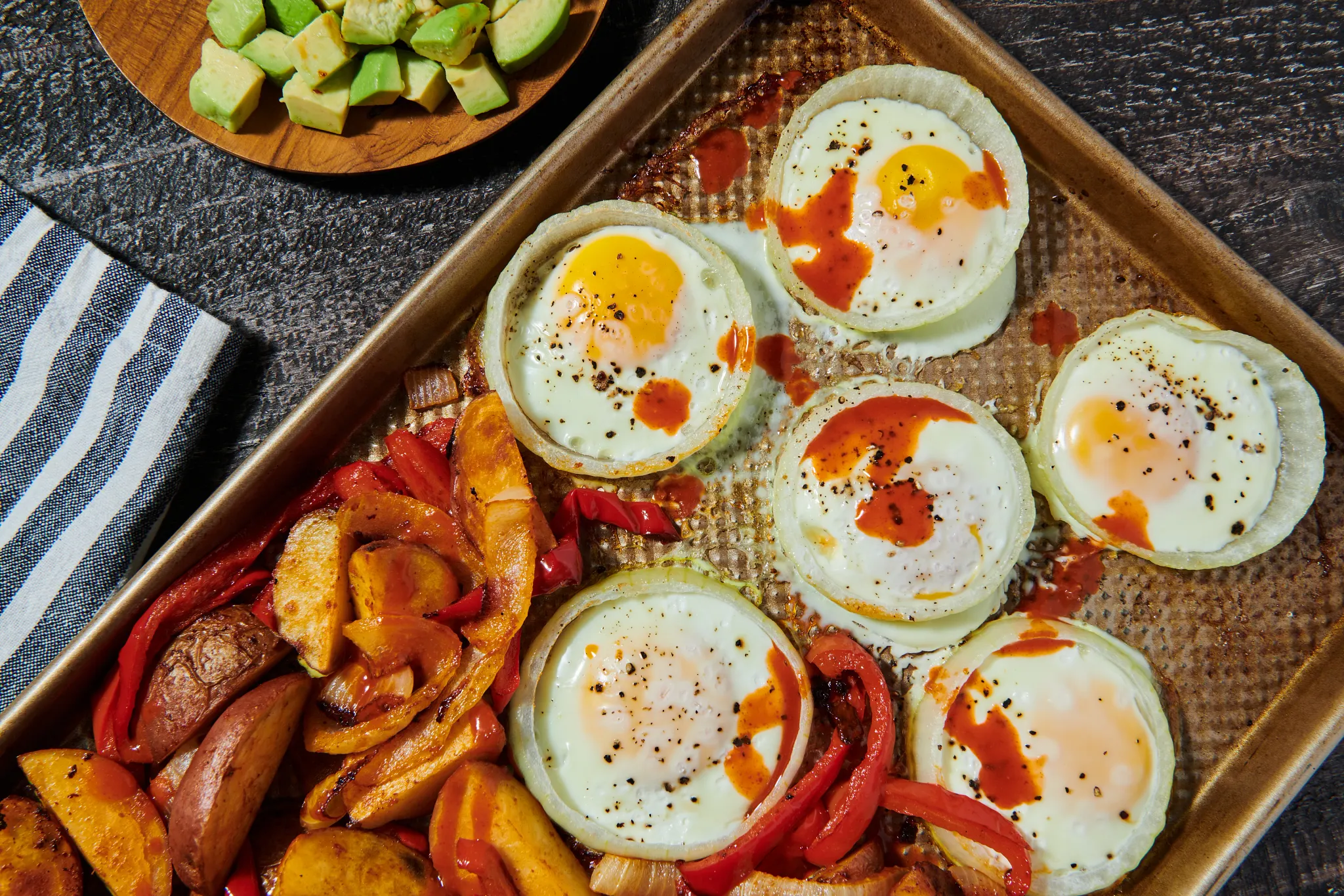 Sunny Side Eggs and Breakfast Potatoes
