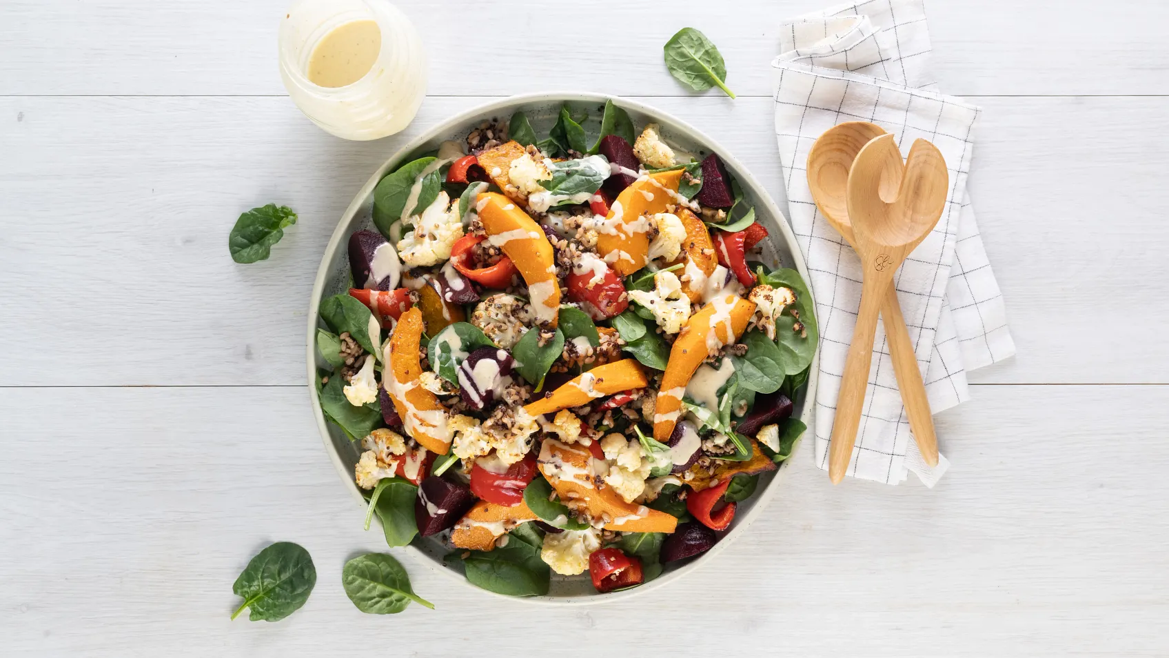 Lemony Roasted Vegetable Salad