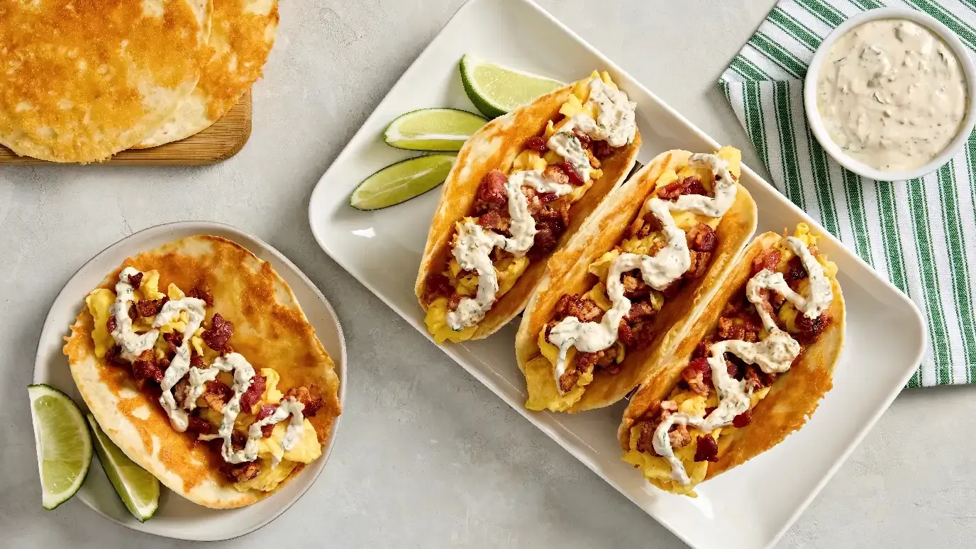 Hatch Chile Breakfast Tacos