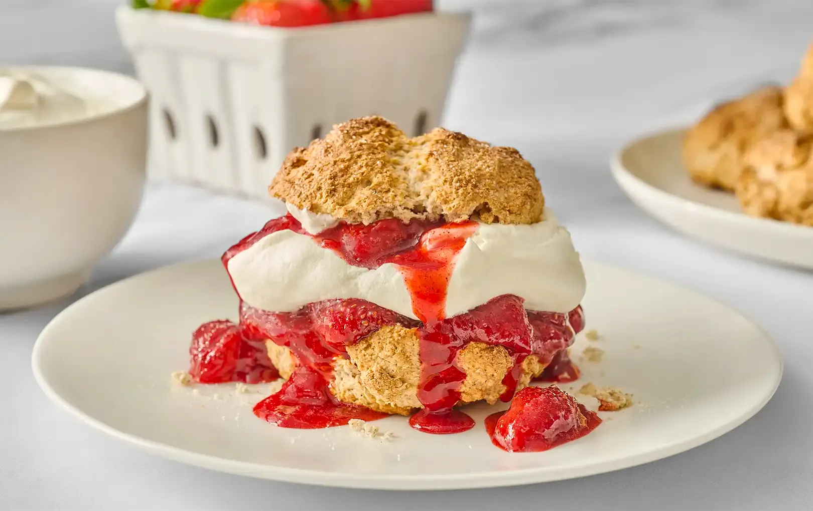 Spiced Strawberry Shortcake