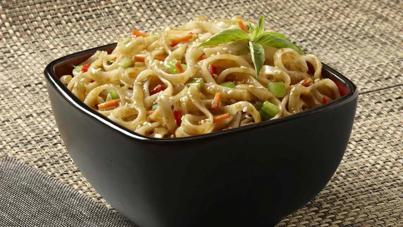 Spicy Thai Basil Chicken and Noodle Stir-Fry