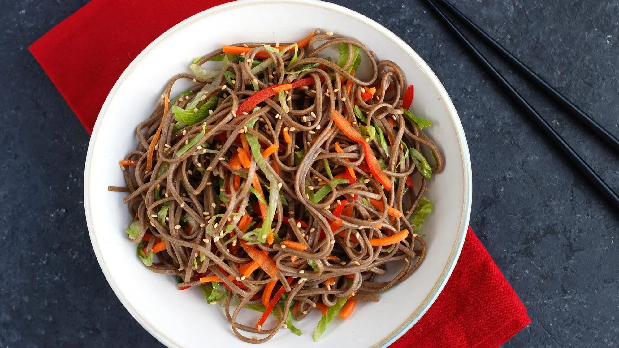 Cold Soba Noodle Salad