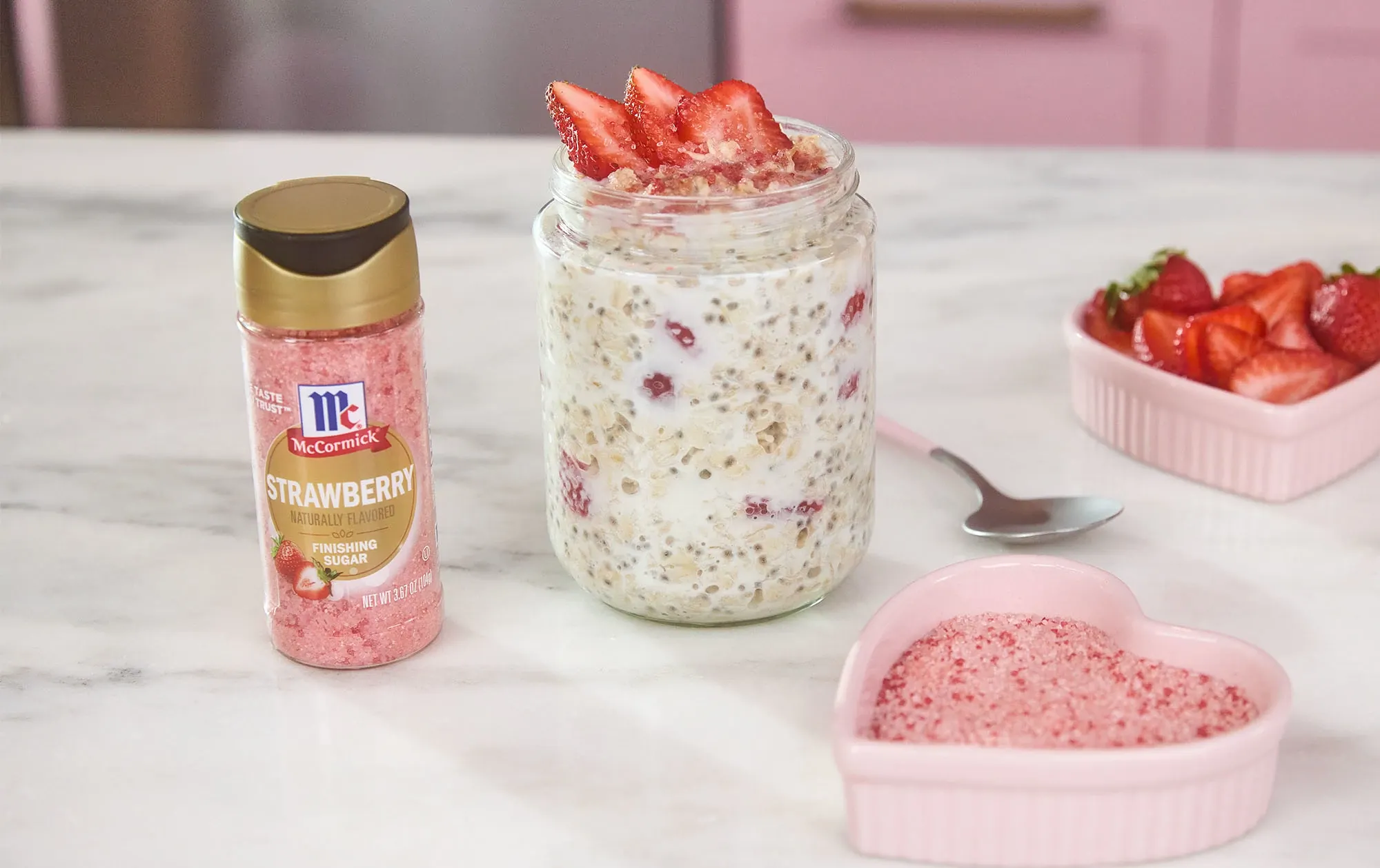 Strawberry Overnight Oats