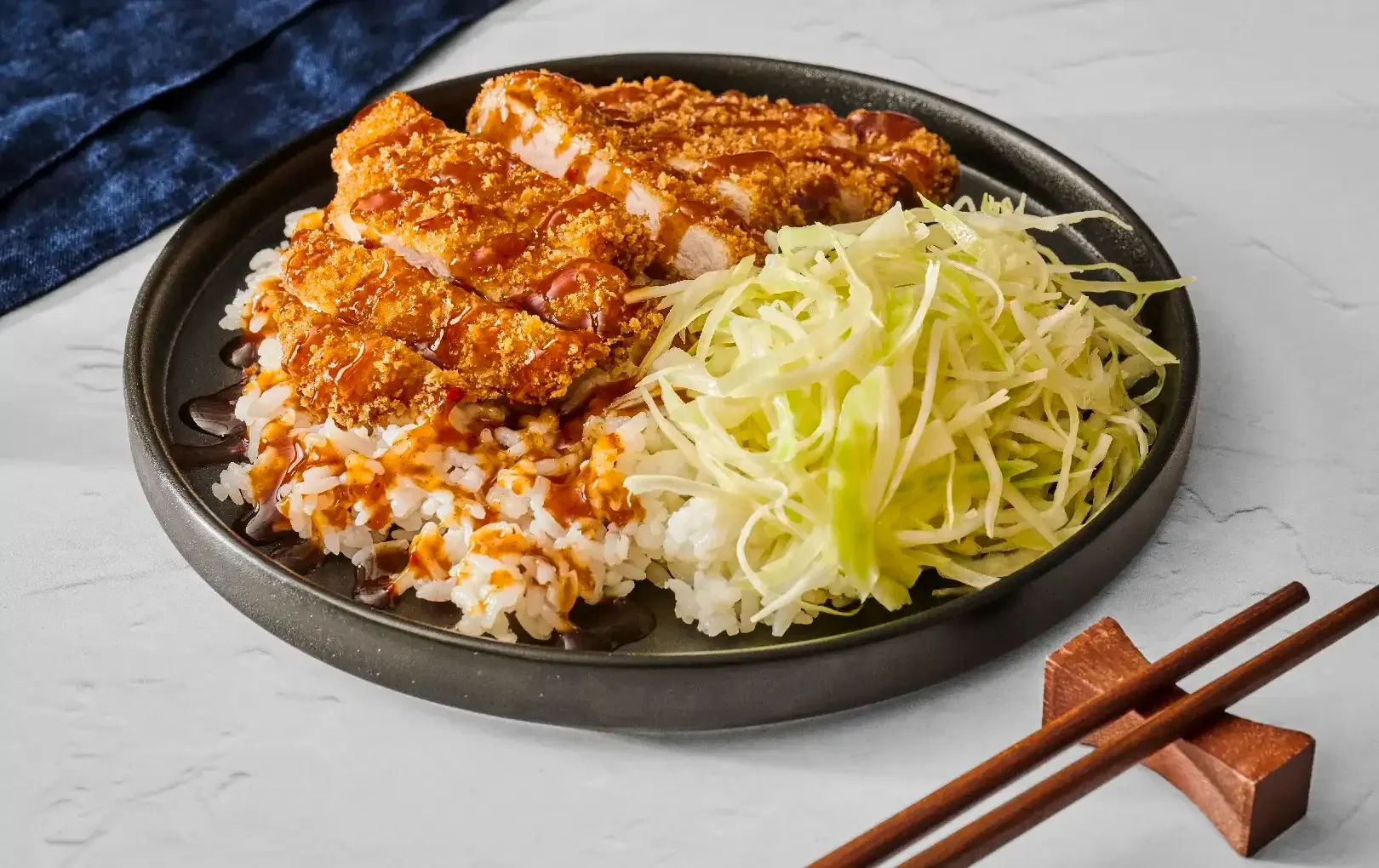 Tonkatsu with Spicy Hoisin Drizzle Sauce