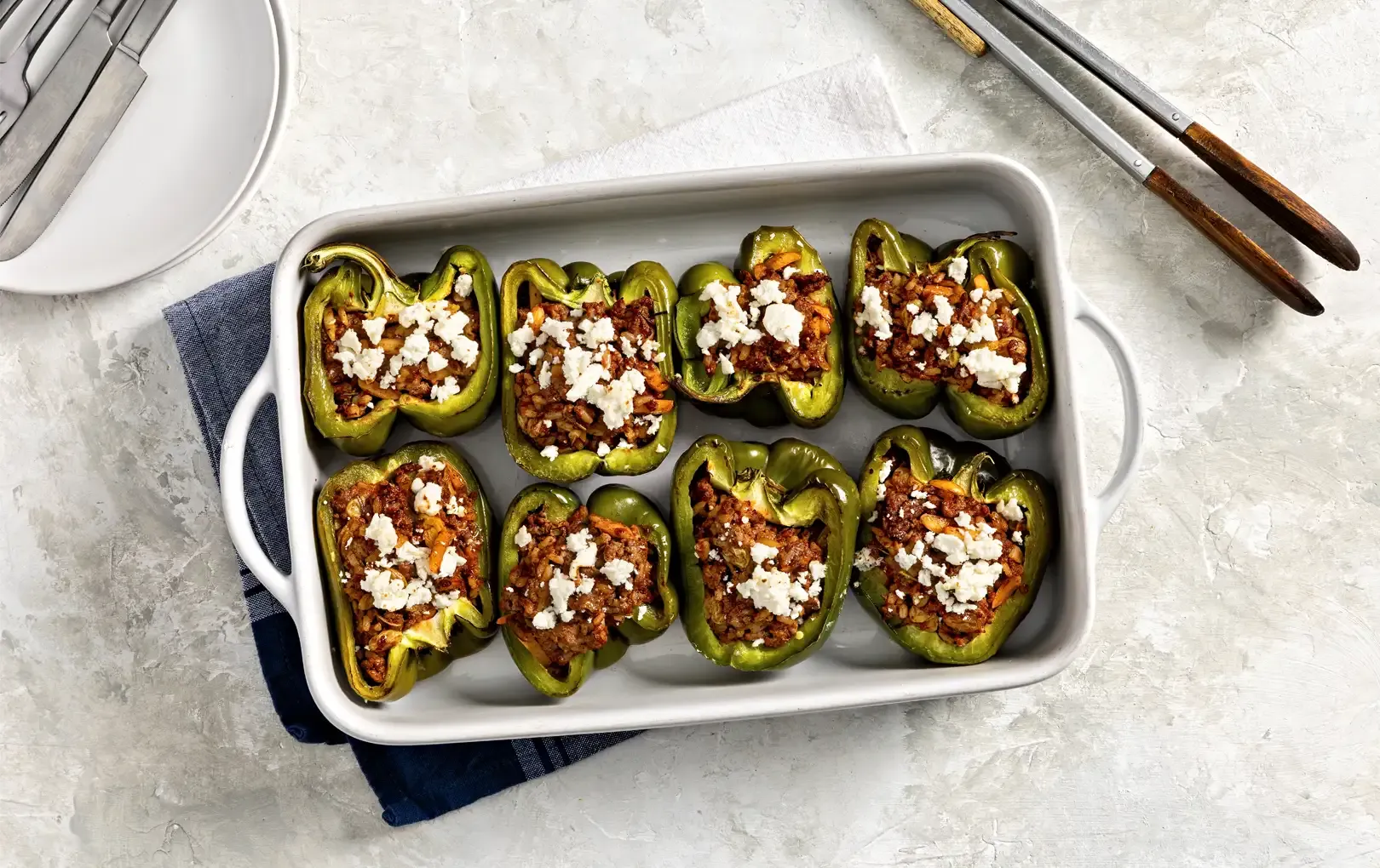 Mediterranean Style Stuffed Peppers