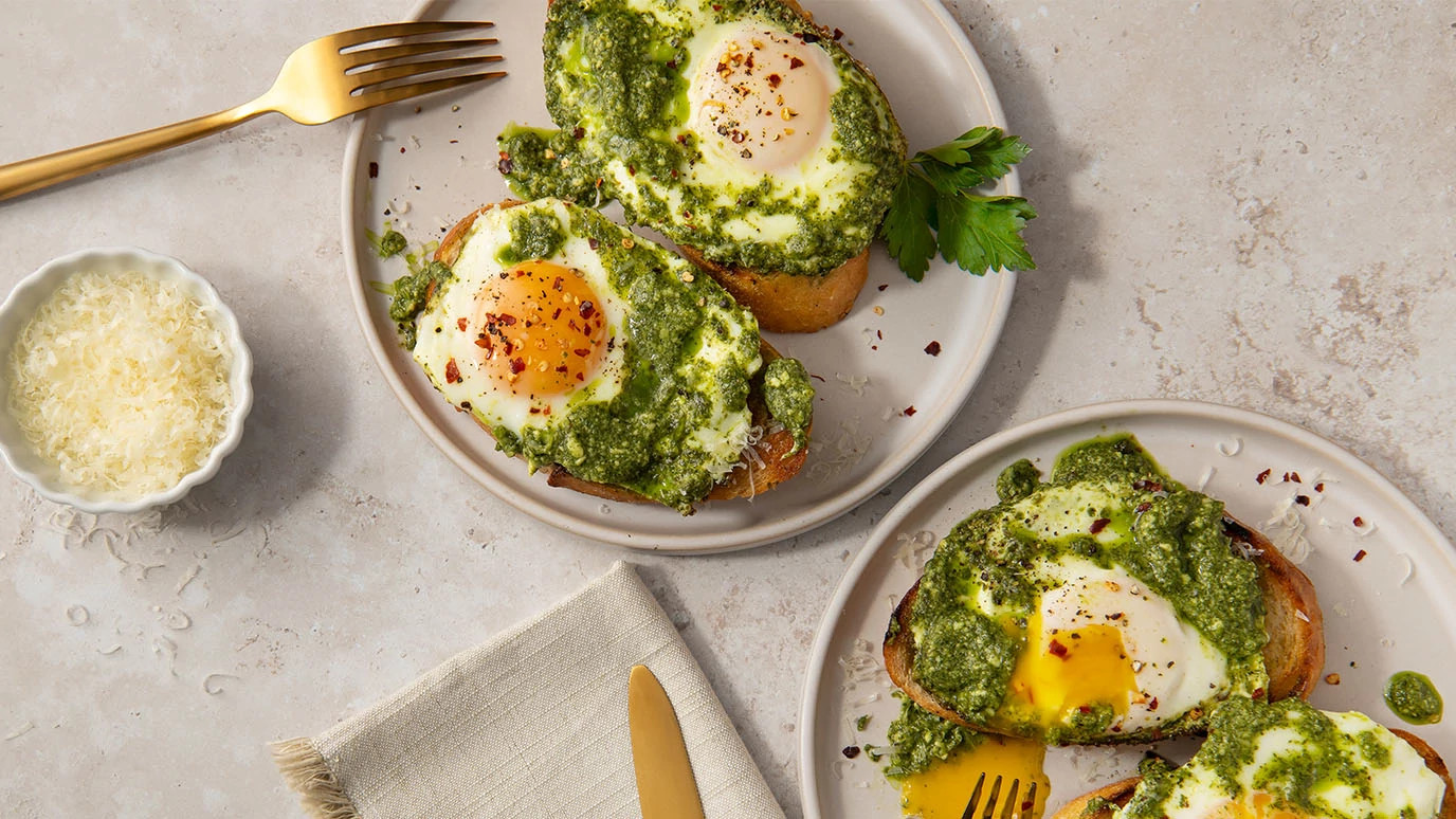 Pesto Eggs