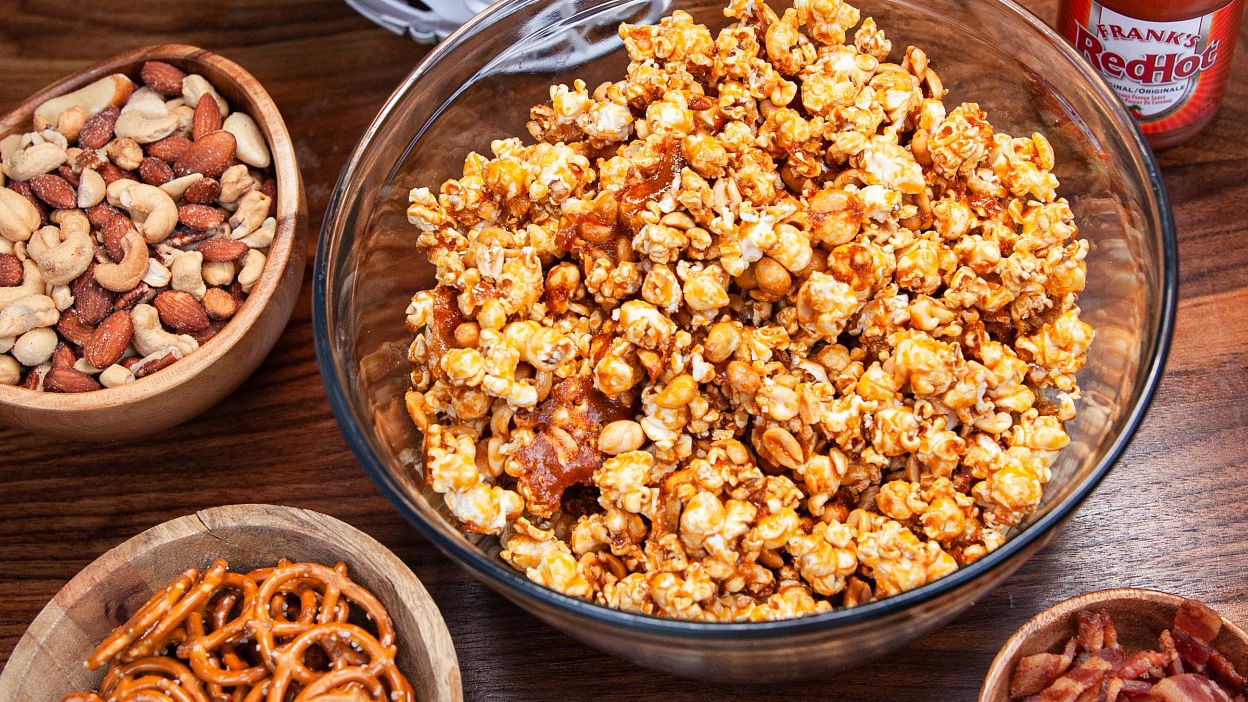 Spicy Caramel Popcorn Recipe
