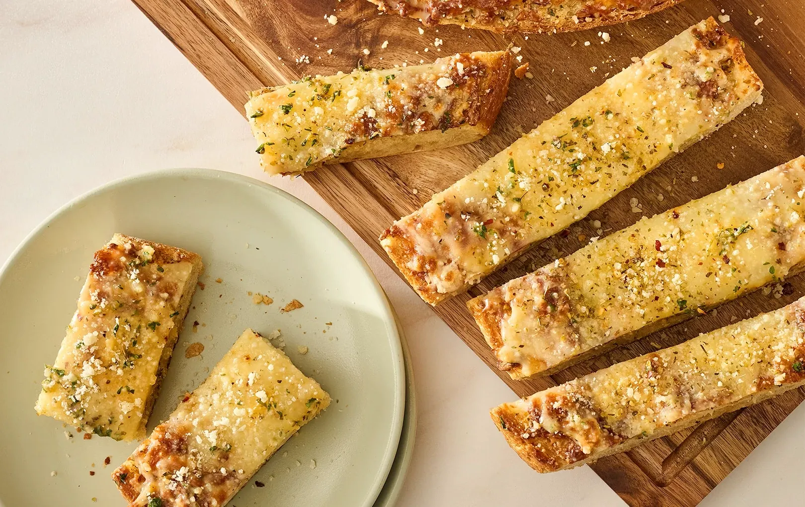 Spicy Cheesy Garlic Bread