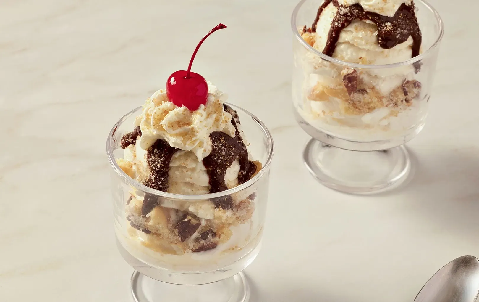 Brown Butter Ice Cream Sundaes