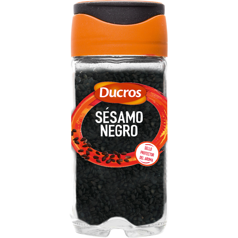 frasco de semillas de sésamo negro Ducros