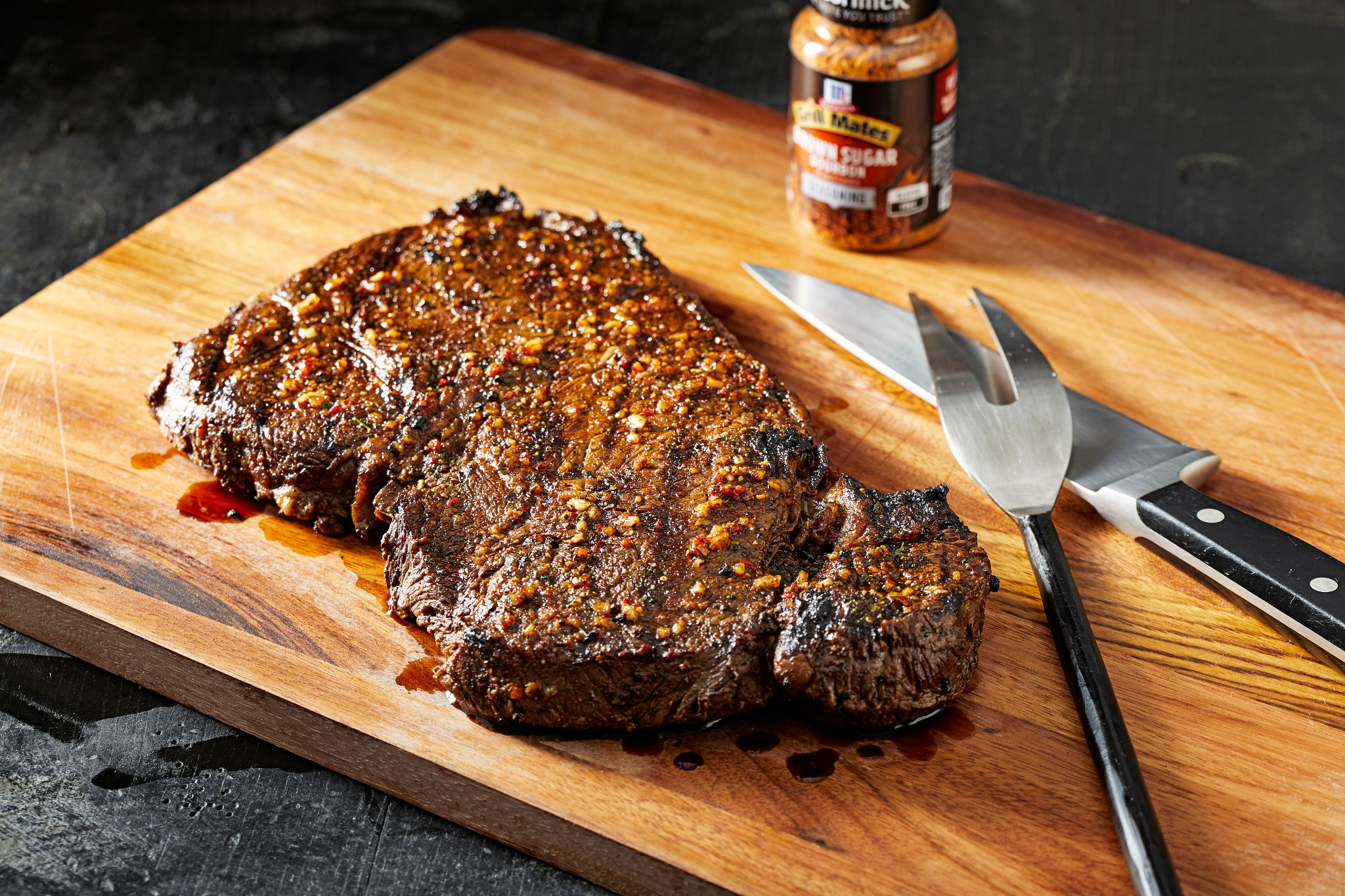 Brown Sugar Bourbon Steak and Mash
