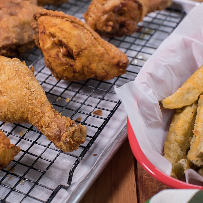 Cajun Fried Chicken and Fried Pickles | Zatarain's