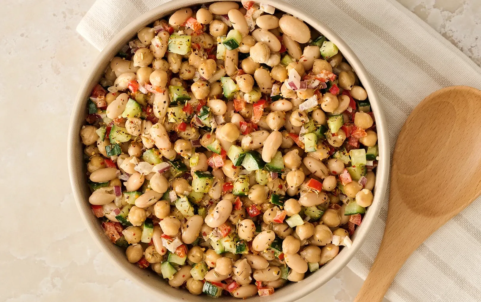 Rosemary Lemon Bean Salad