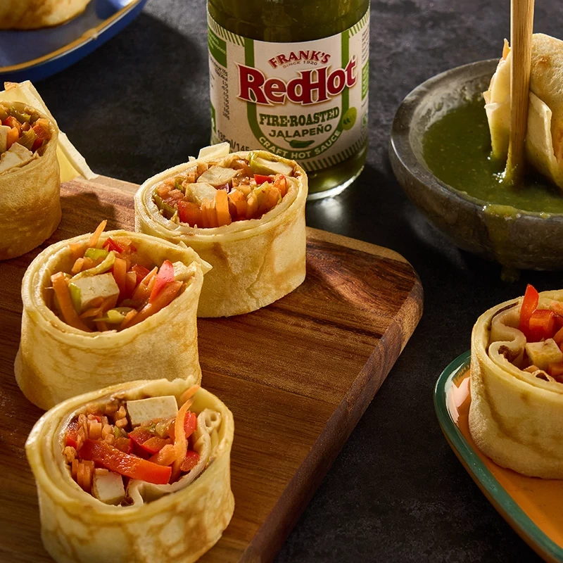 Frank's RedHot Naleśniki z Tofu I Warzywami