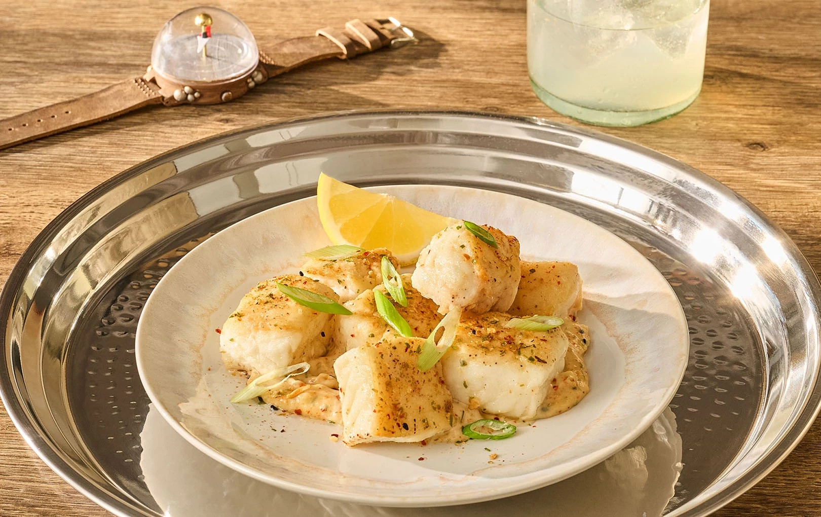 Seared Fish with One Spice Aioli