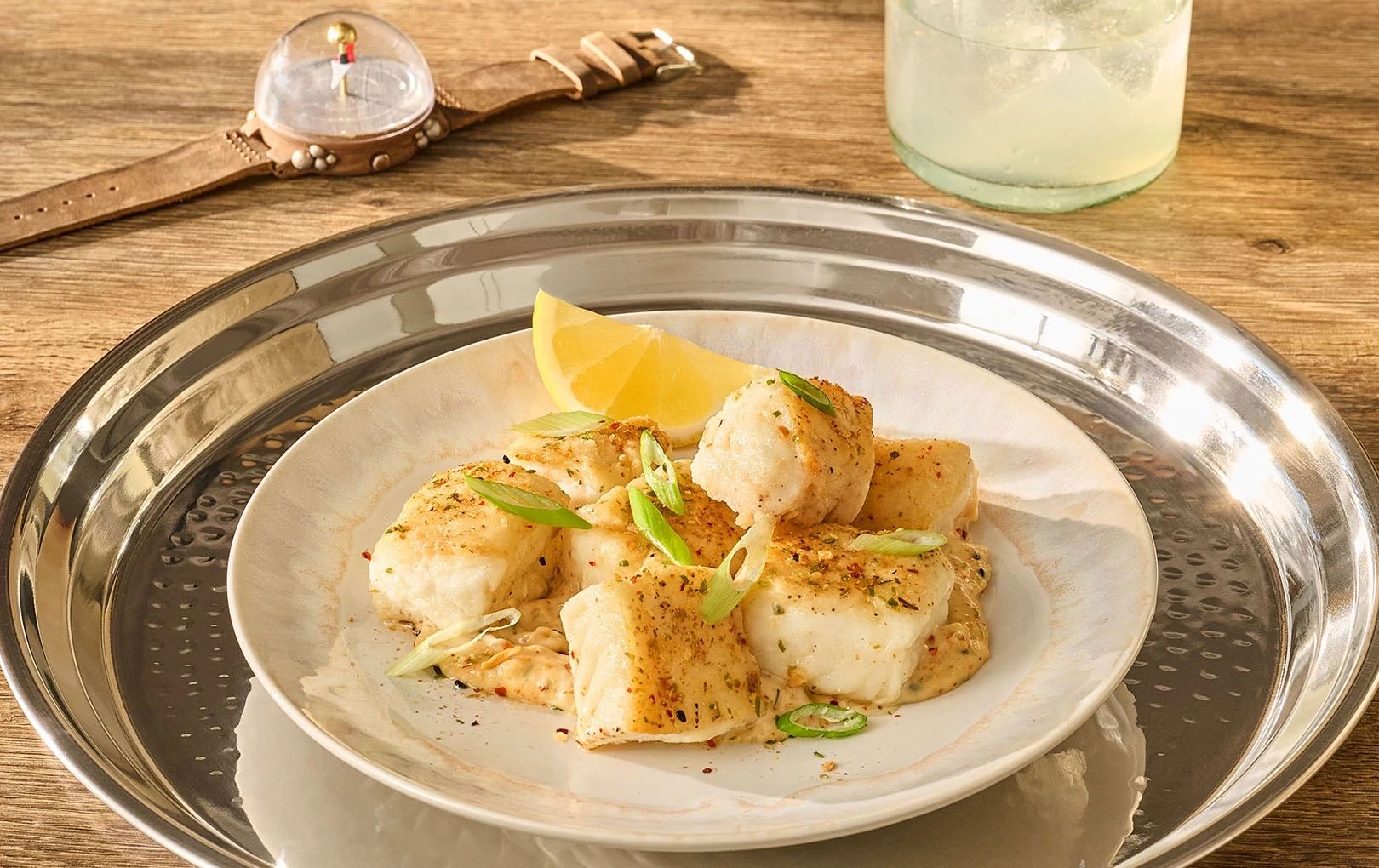 Seared Fish with One Spice Aioli