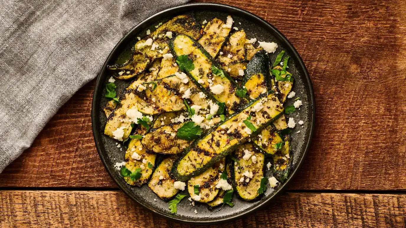 Sweet & Tangy Grilled Zucchini Planks