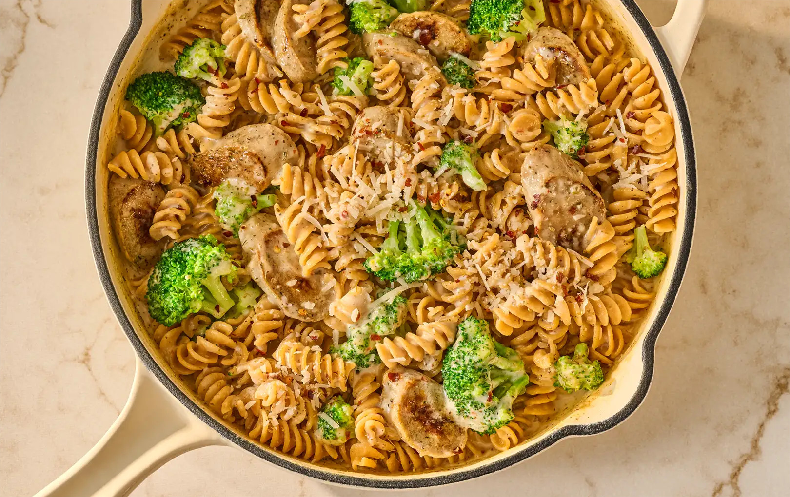 Chicken Sausage and Broccoli Pasta