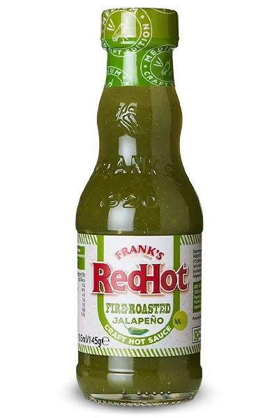 Frank's RedHot® Fire-Roasted Jalapeño Craft Hot Sauce Frank's RedHot® Fire-Roasted Jalapeño Craft Hot Sauce