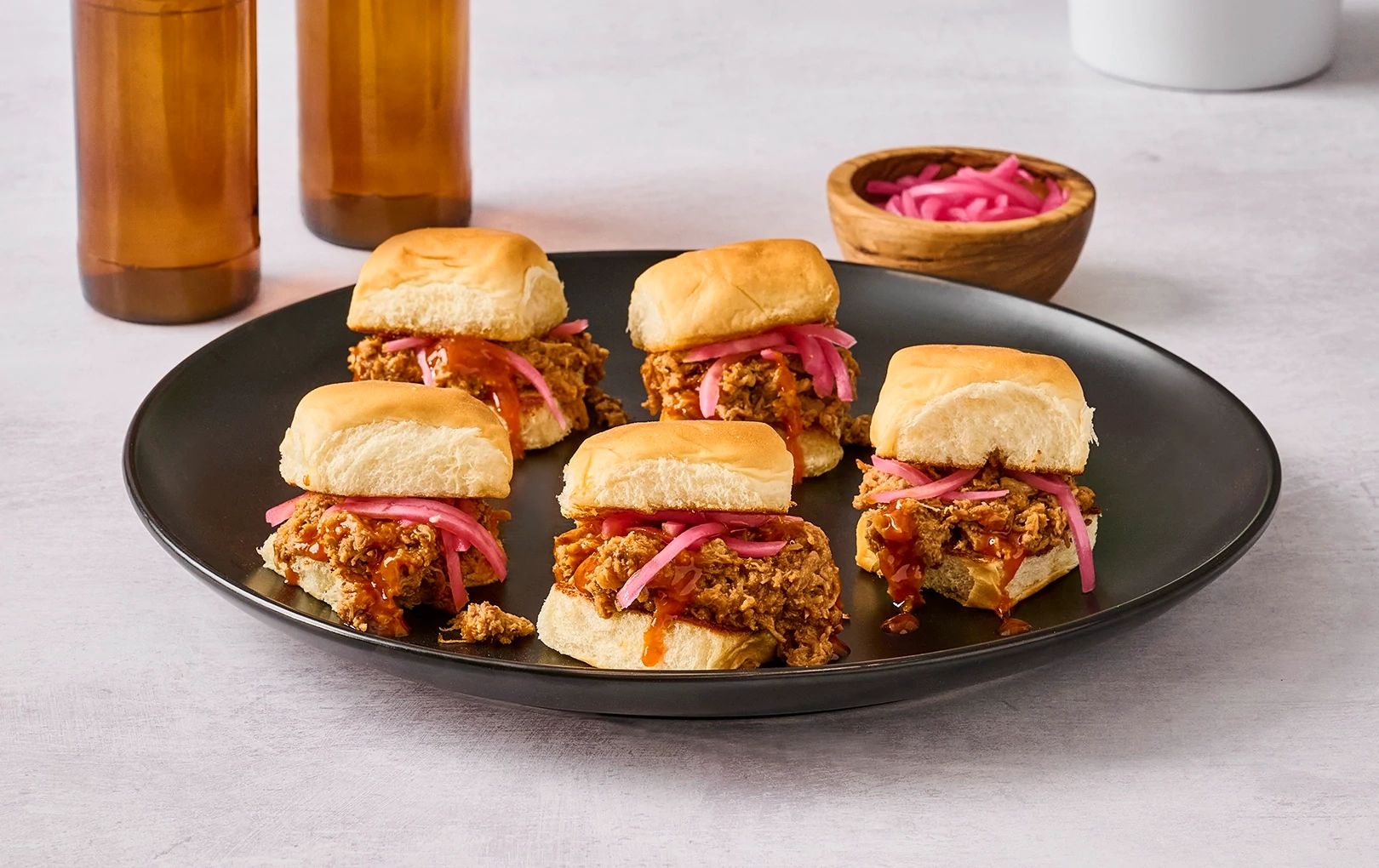Spicy Hawaiian Pulled Pork Sliders