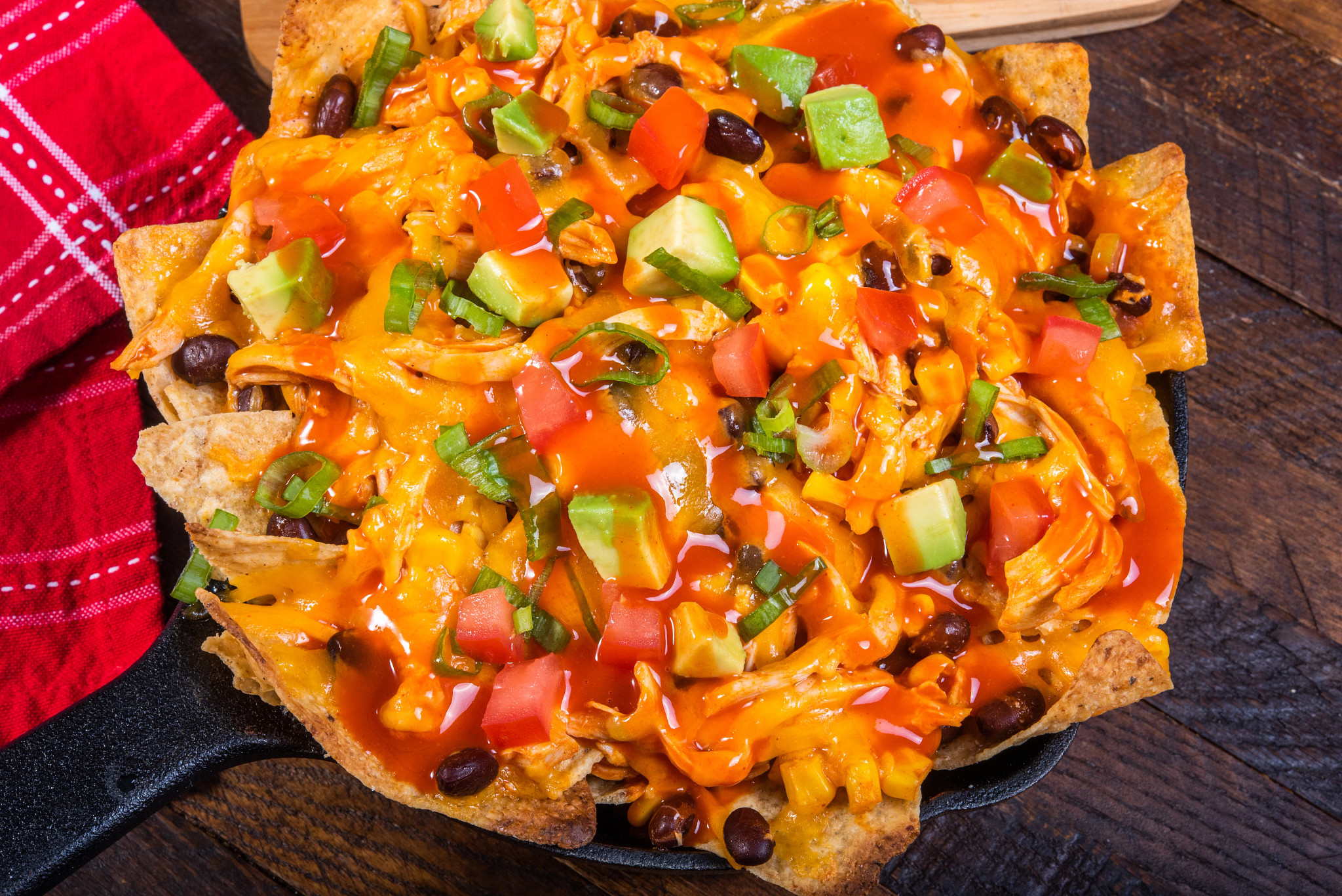 Frank’s RedHot® Buffalo Chicken Skillet Nachos