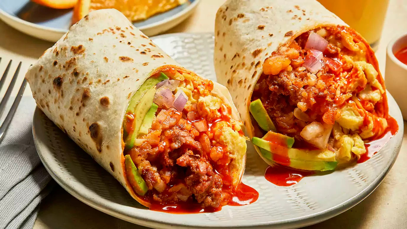 Chorizo Breakfast Burrito Recipe