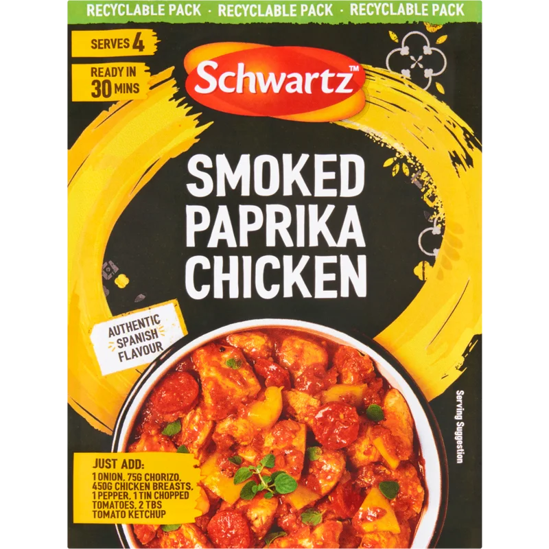Schwartz product packaging