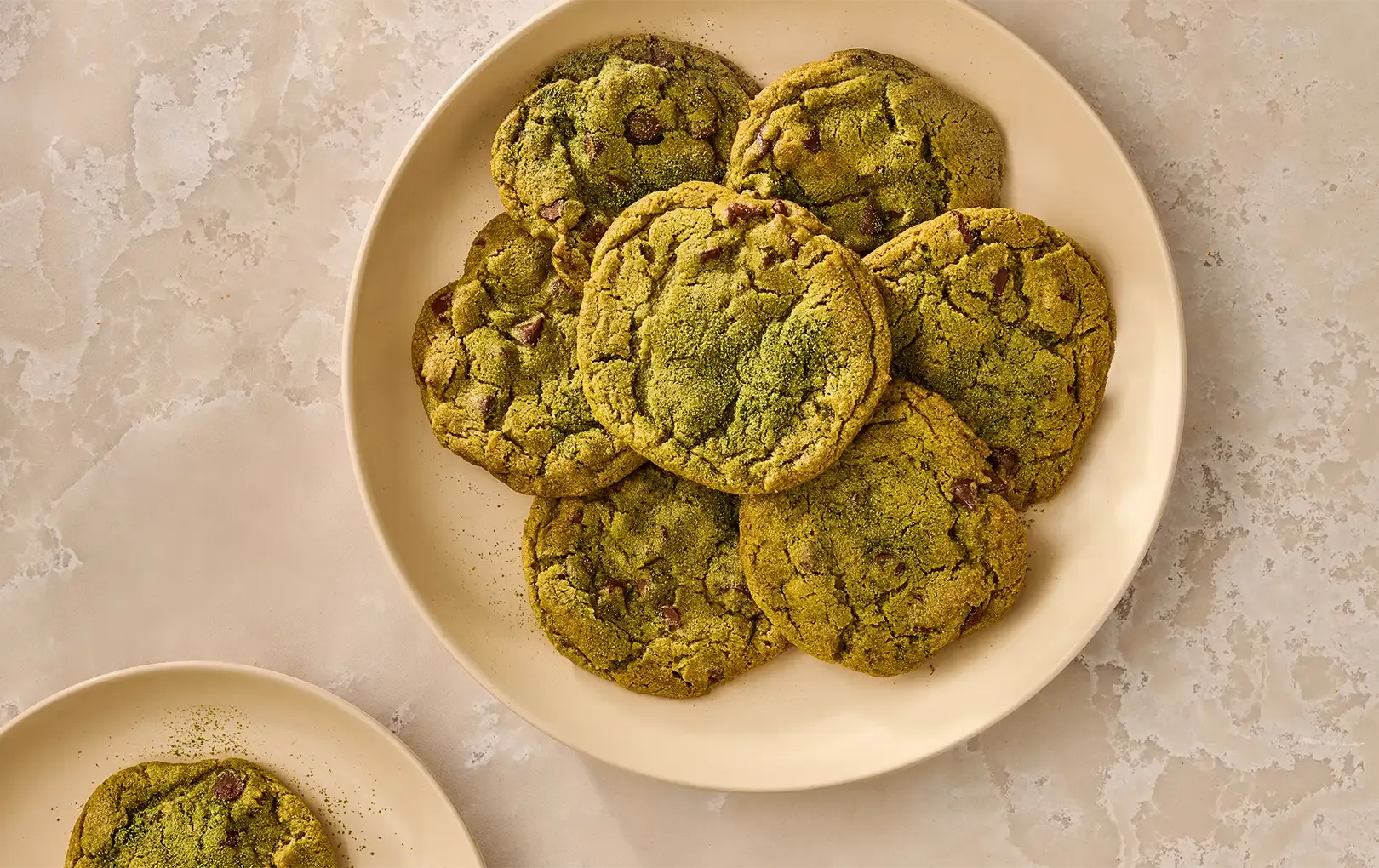 Matcha Chocolate Chip Cookies