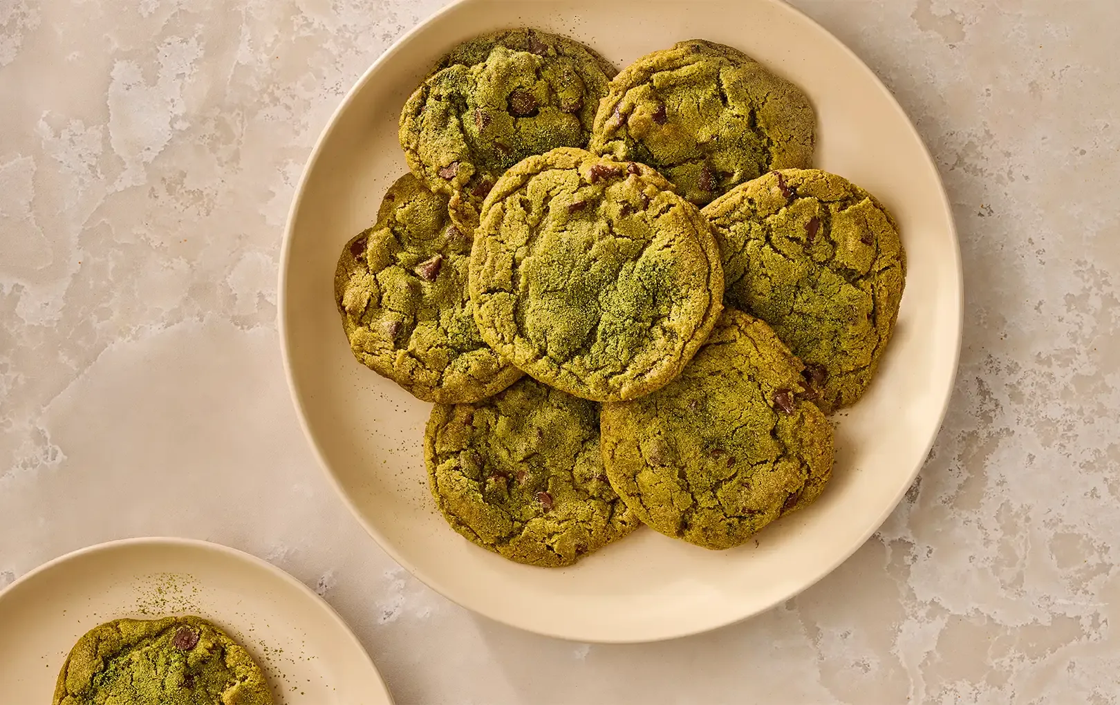 Matcha Chocolate Chip Cookies