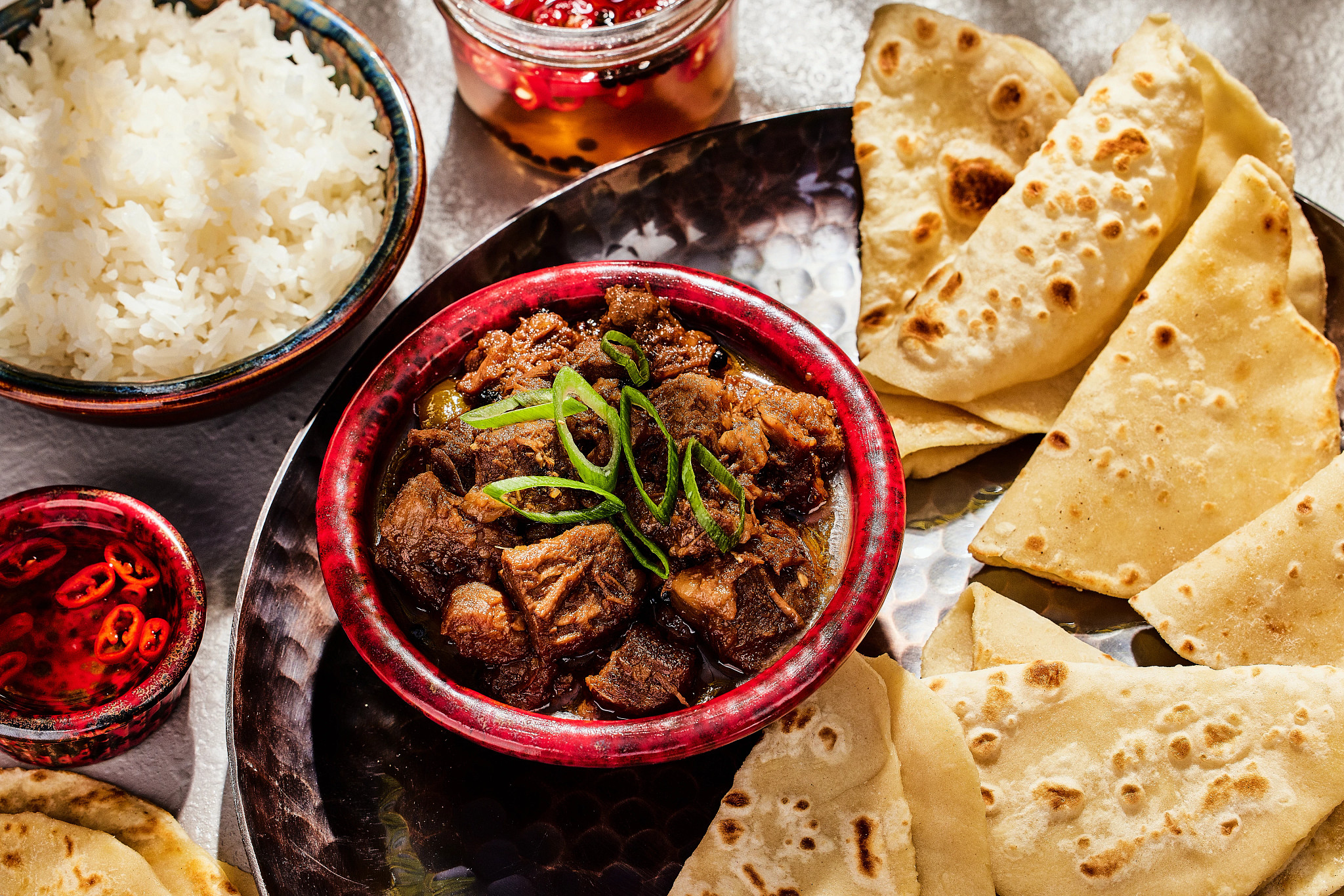 Filipino Pork Adobo with Mandarin Pancakes