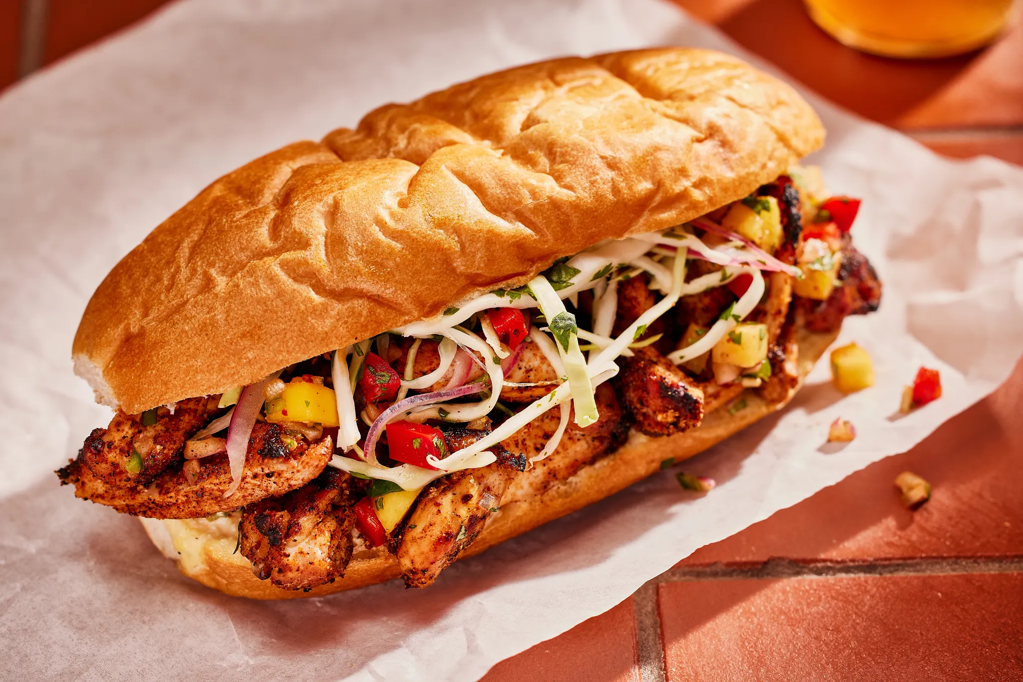Tamarind & Pasilla Chicken Torta