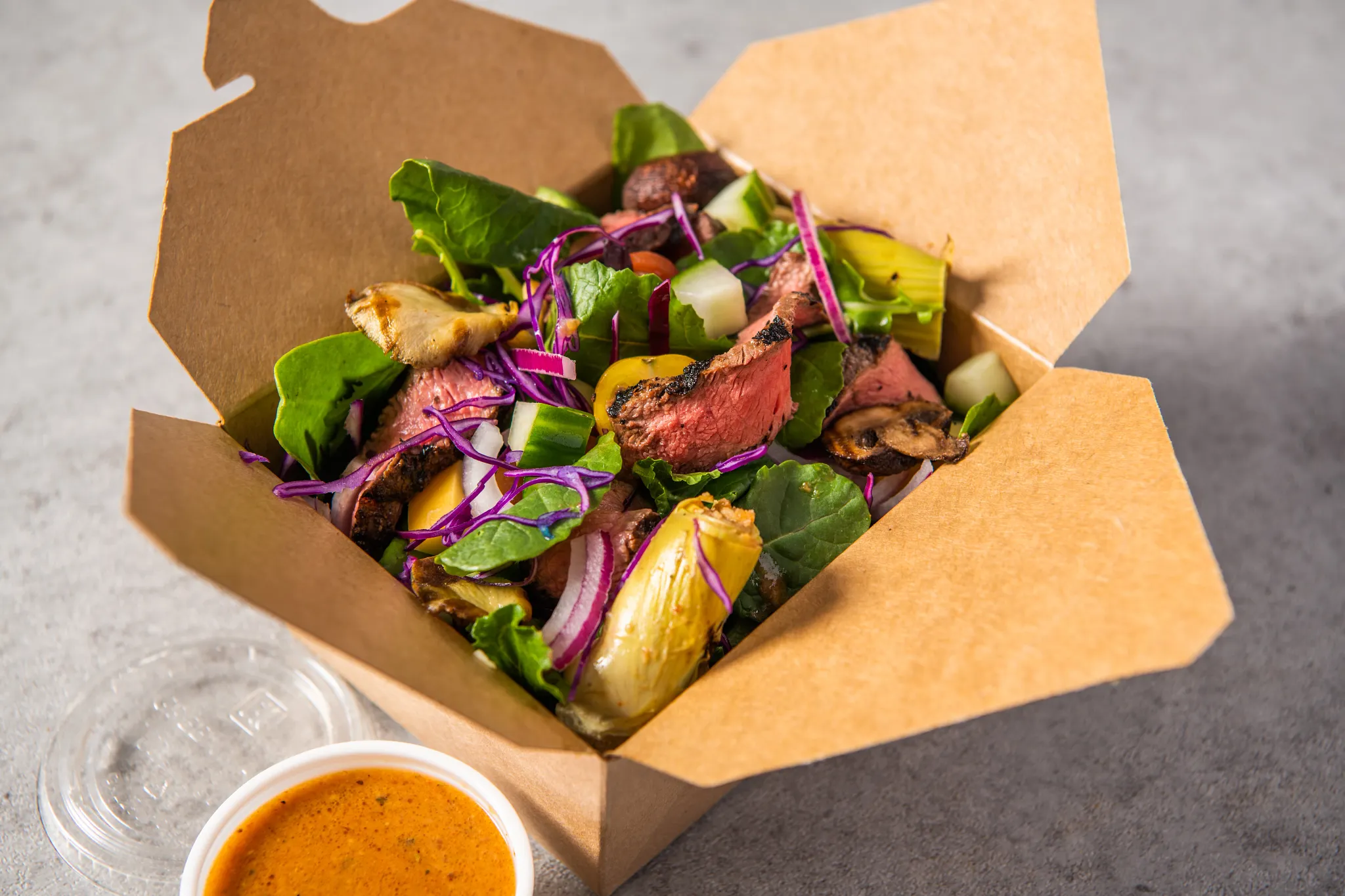 Sherry Dijon Steak Salad