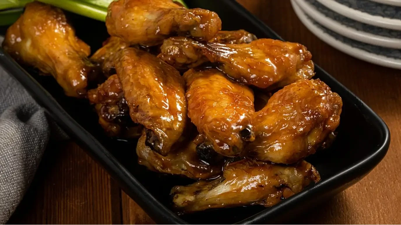 Air Fryer Stingin' Honey Teriyaki Wings
