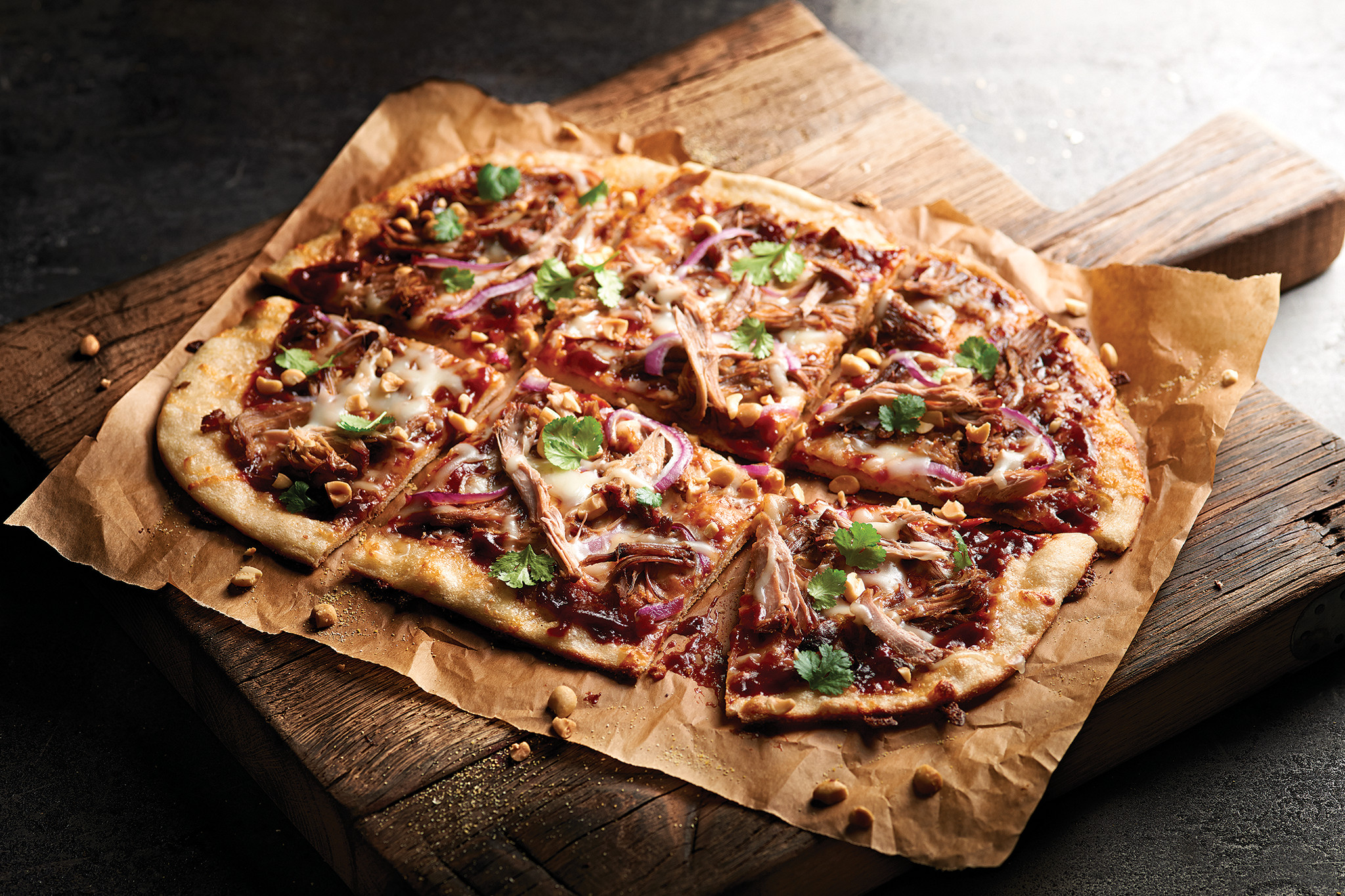 Classic BBQ Pulled Pork Flatbread